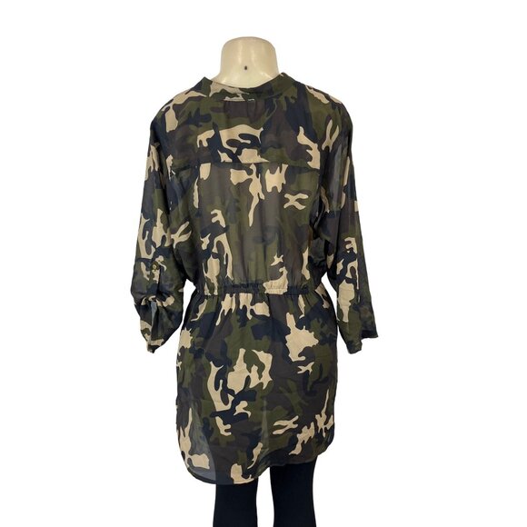 Mileage Women's Green Peplum Blouse Sz 2X (EUR 50) - Picture 3 of 8